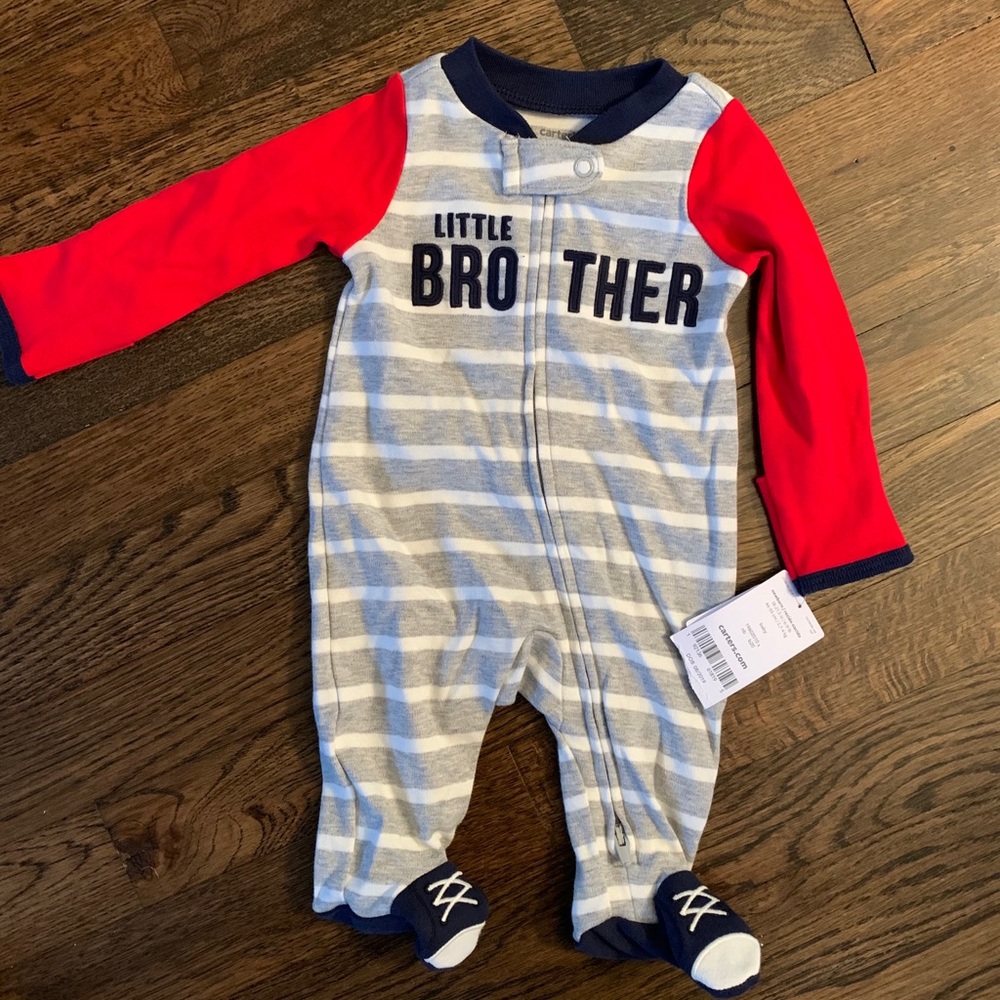 Carter’s little brother onesie